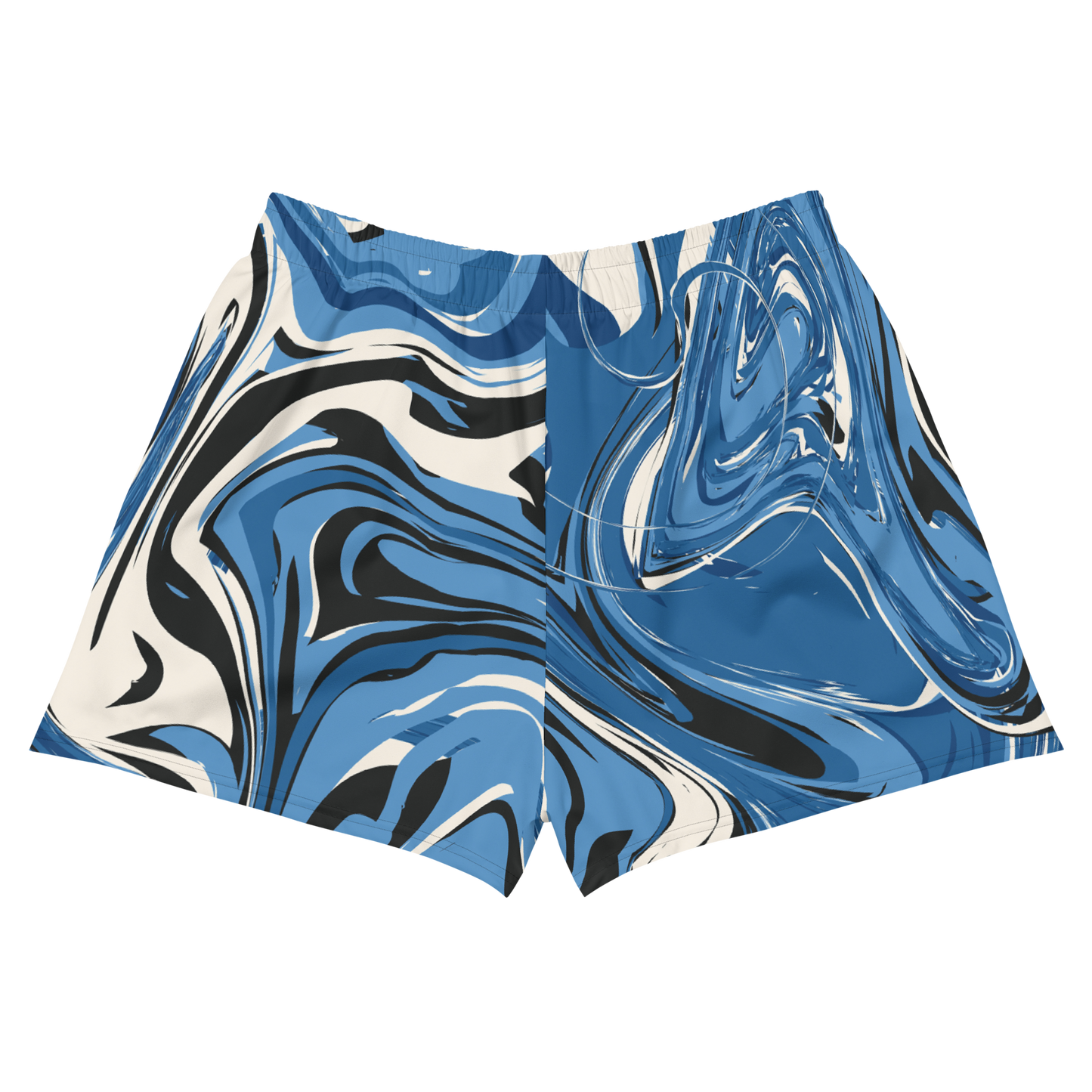 Women’s Special Navy Wavy Athletic shorts