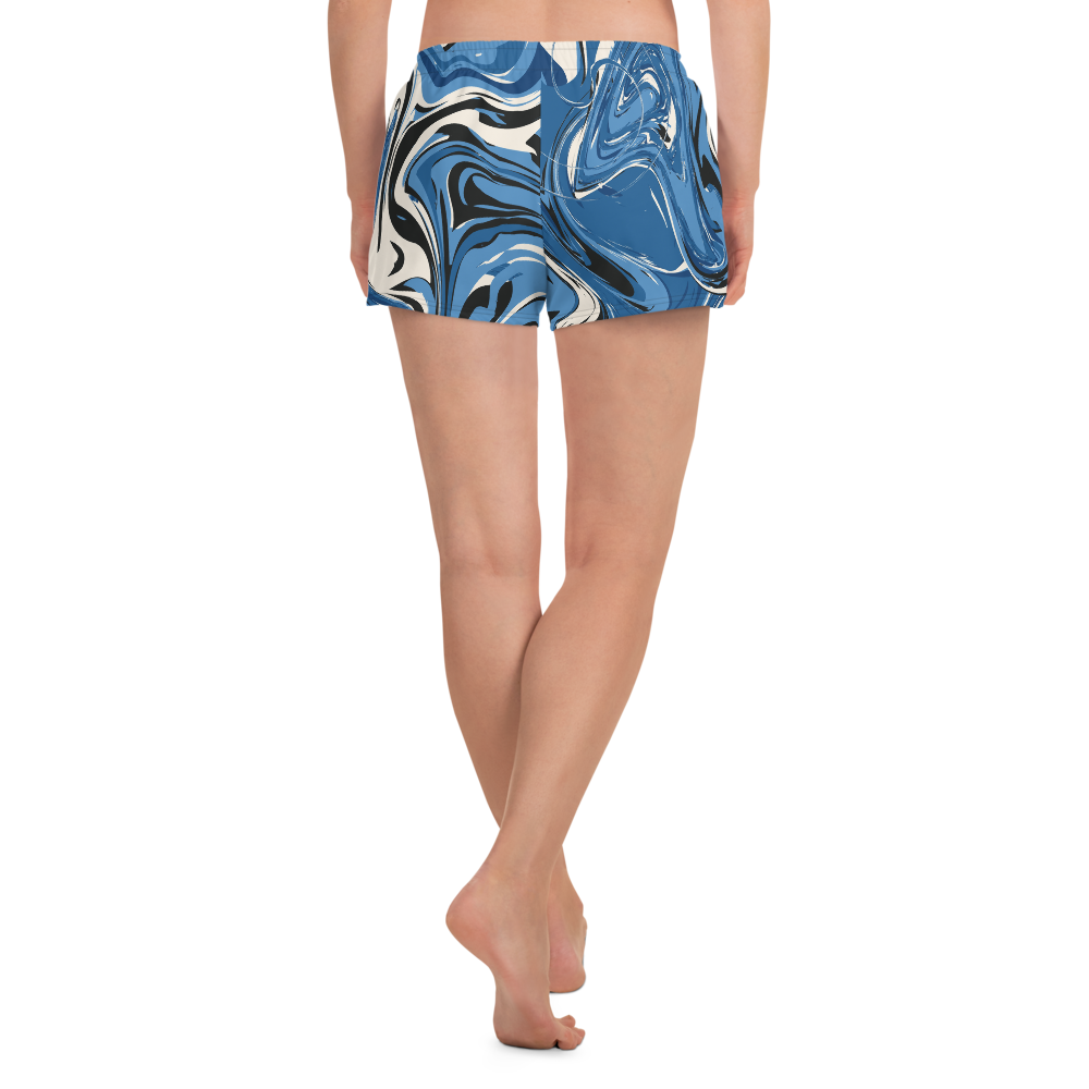 Women’s Special Navy Wavy Athletic shorts