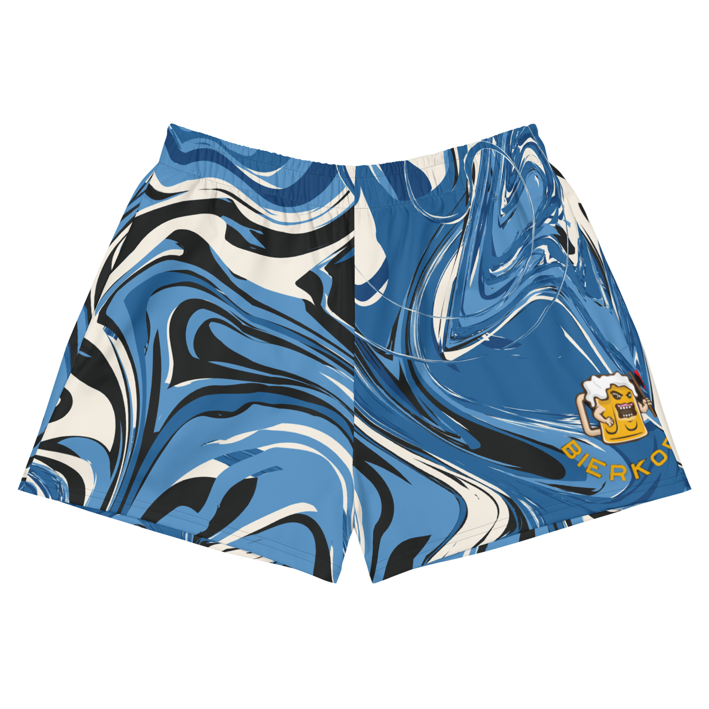 Women’s Special Navy Wavy Athletic shorts